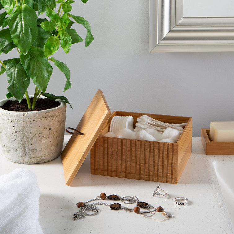 Bathroom Storage Box Bamboo Everything Bathroom